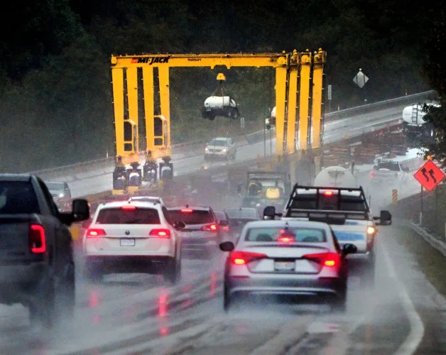 Worker dies in I-79 accident that injures two others
